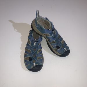 KEEN Sandals Womens Size 7.5 Blue Fisherman Waterproof Hiking Outdoor Shoes